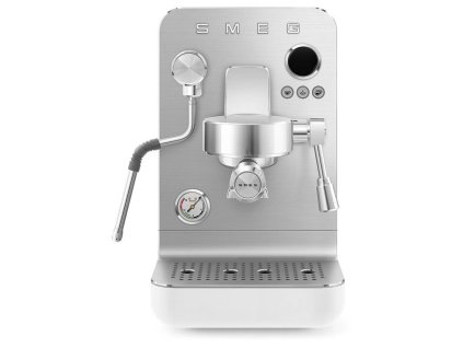 Pákový kávovar Smeg EMC02WHMEU / 1650 W / 15 bar / 1,7 l / matná bílá