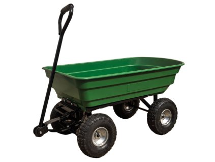 Zahradní vyklápěcí vozík BestBerg BBGC-10G / nosnost 200 kg / zelená