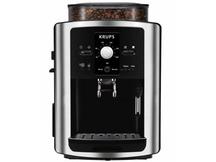 Automatický kávovar Krups Espresseria Automatic EA8010PE / 1450 W / 1,8 l / 15 bar / černá/stříbrná