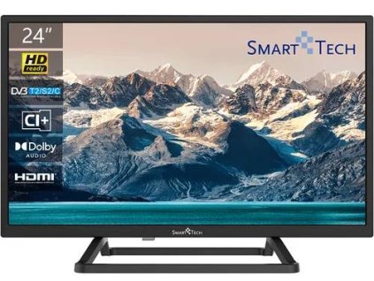 Televize Smart Tech 24HN10T3 / DLED / 1366 x 768 px / 24" (60 cm) / HD Ready / černá