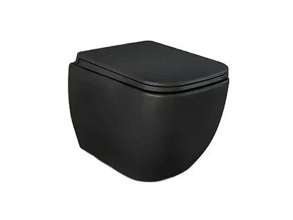 Závěsné WC RAK Ceramics Metropolitan / keramika / černá