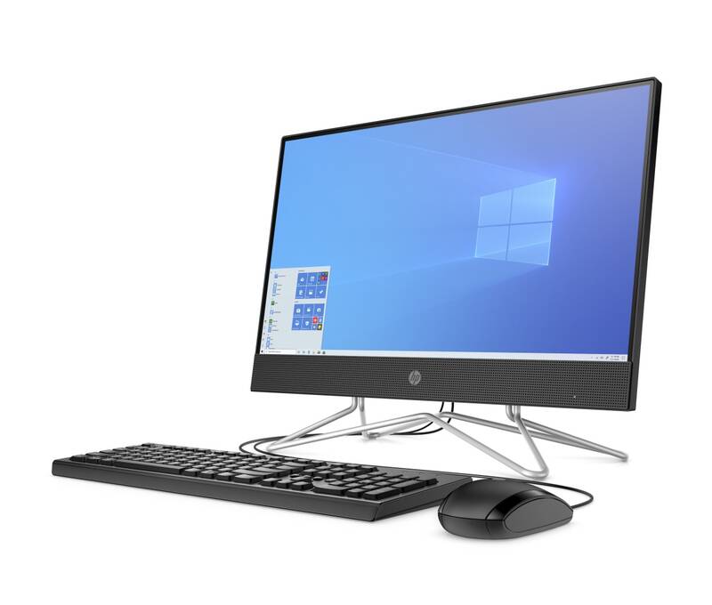 Počítač All In One HP 22-df0601nc (25D14EA) / černá (25D14EA) imagine noua 2022
