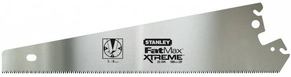 Stanley 0-20-205 čepel pily FatMax Xtreme / na sádrokarton / 550 mm / 7 TPI