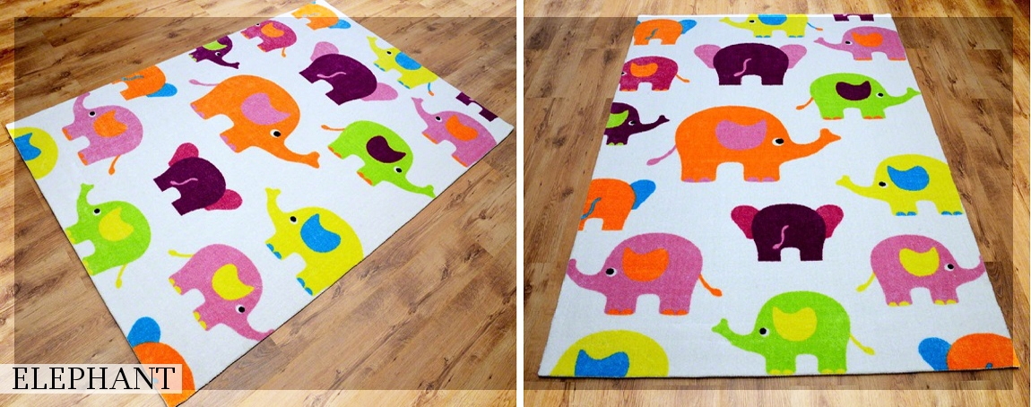 Koberec LOVELY-KIDS 140 x 200 cm - ELEPHANT