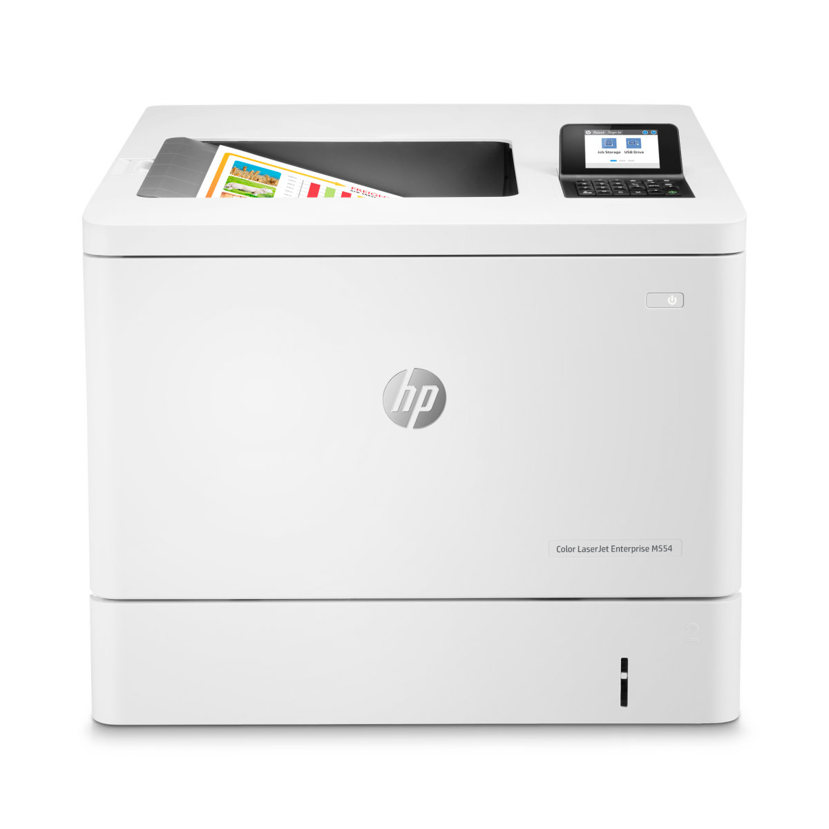 Tiskárna laserová HP Color LaserJet Ent M554dn / bílá / POŠKOZENÝ OBAL