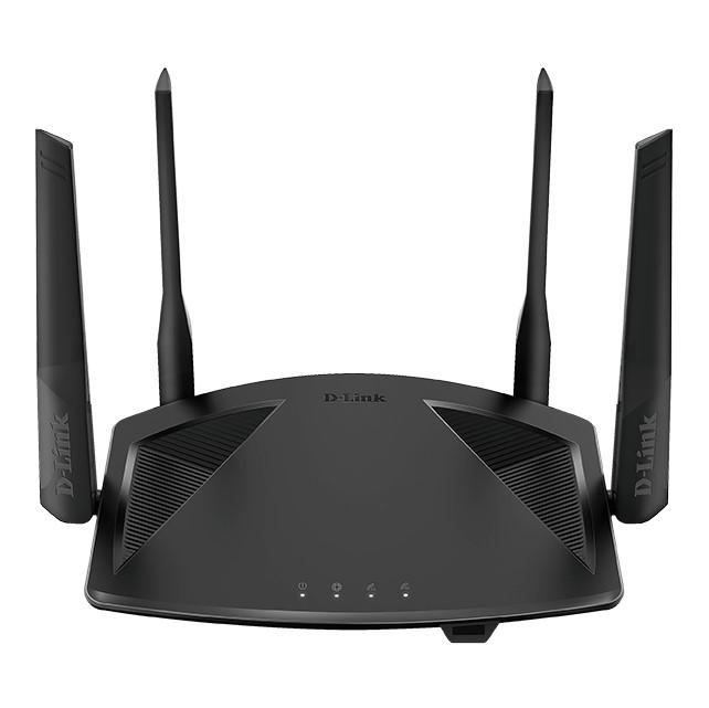 Router D-Link DIR-X1860 AX1800 Wi-Fi 6 (DIR-X1860) / 2,4 GHz / 5 GHz 1800 MB/s / černá / ROZBALENO