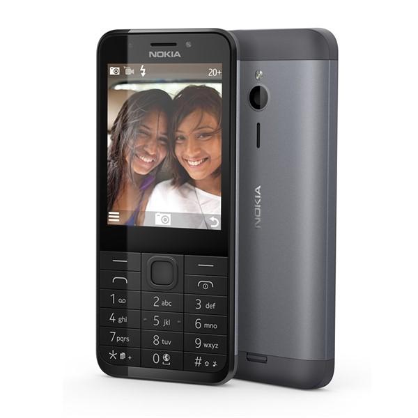 Mobilní telefon Nokia 230 Dual SIM (A00026952) / 320 x 240 px / 1200mAh / Bluetooth / 2,8" (7,1 cm) TFT LCD displej / černá / ZÁNOVNÍ