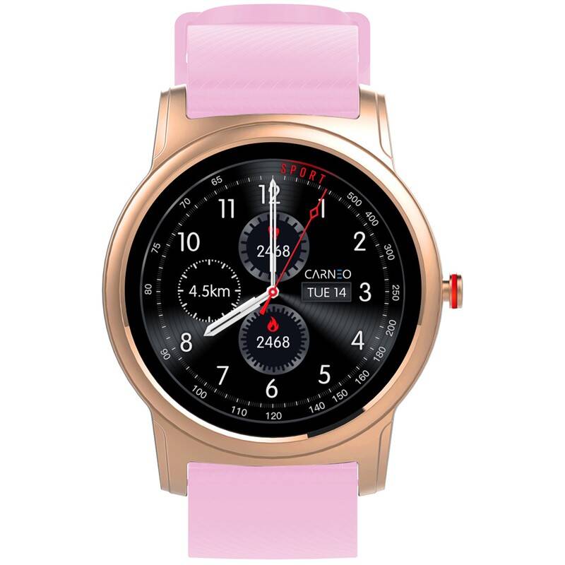 Chytré hodinky Carneo Prime Platinum (8588006167030) / růžová / ROZBALENO