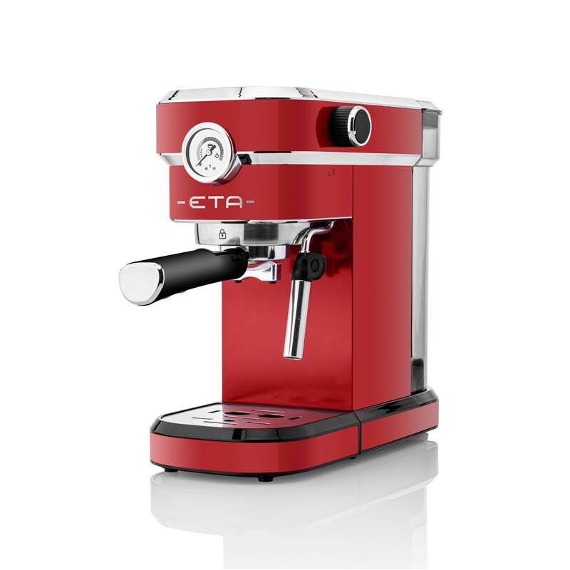 Pákové espresso ETA Storio 6181 90030 / 1350 W / 20 bar / červená / ROZBALENO