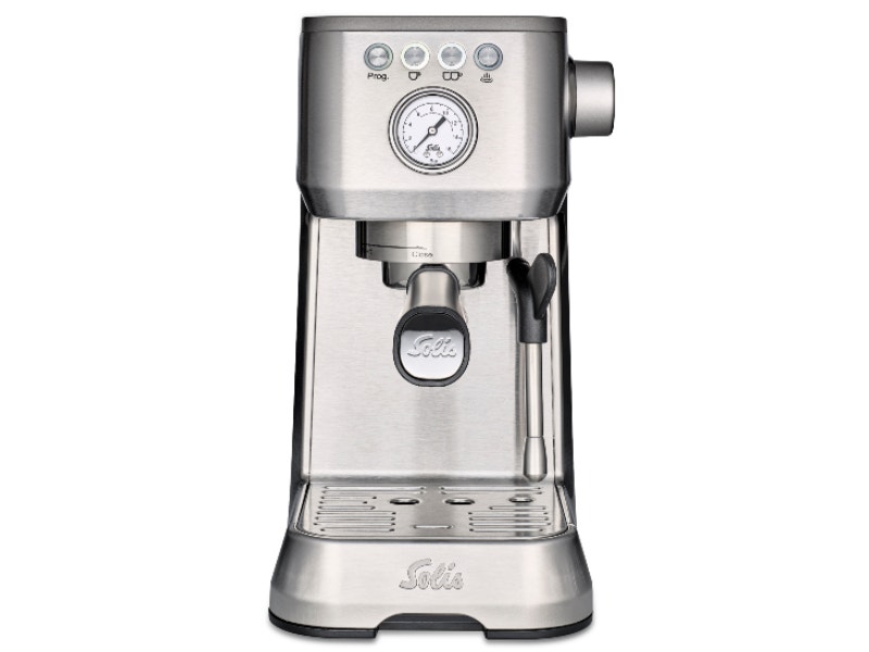 Pákový kávovar Solis Barista Perfetta Plus / 1700 W / 15 bar / 1,7 l / nerez / stříbrná / ROZBALENO