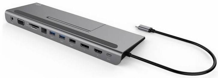 Dokovací stanice i-tec USB-C Metal Low Profile 4K Triple Display Docking Station + Power Delivery 85 W / ROZBALENO