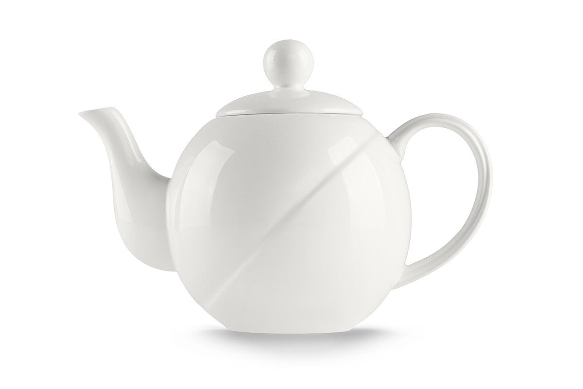 RESEDA porcelánová konvice na čaj / bílá