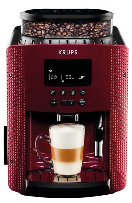 Espresso Krups EA 8100 / červená / ZÁNOVNÍ