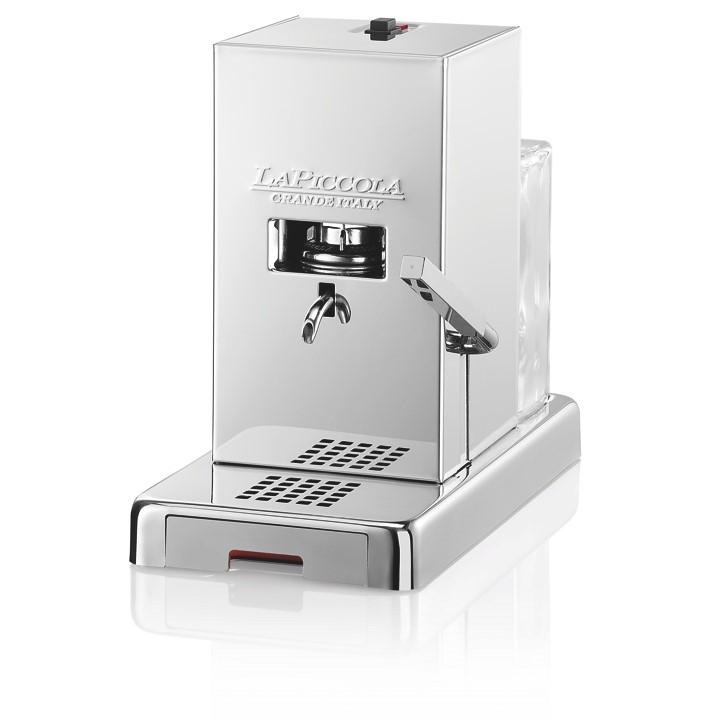 Kávovar na SMART Pody Espresso Lucaffé La Piccola Smart / 500 W / 15 bar / nerez / ZÁNOVNÍ