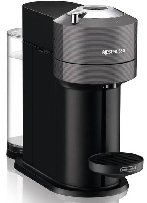 Kapslový kávovar Espresso DeLonghi Nespresso Vertuo Next ENV120.GY / 1500 W / 1,1 l / černá/šedá / ZÁNOVNÍ