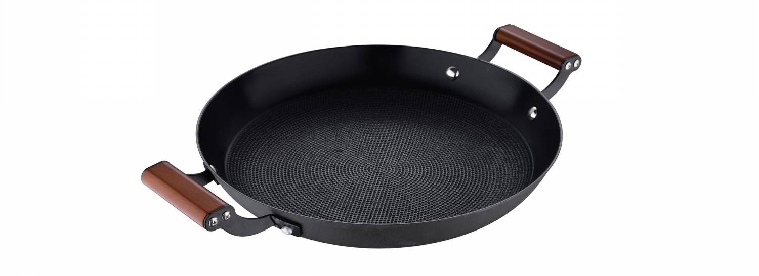 Pánev Masterpro Paella Pan ODÍN, nepřilnavý povrch, Ø 32 cm / černá