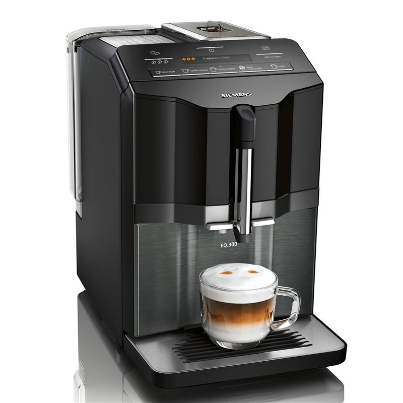 Espresso Siemens EQ.300 TI35A509E / černá / ZÁNOVNÍ