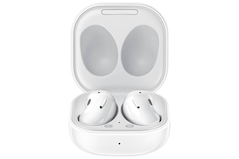 Bezdrátová sluchátka Samsung Galaxy Buds Live / SM-R180 / lesklá bílá / ROZBALENO