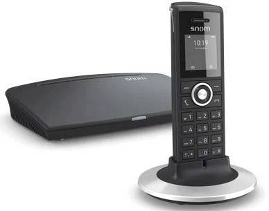 Bezdrátový IP telefon SNOM M325 / černá / ROZBALENO
