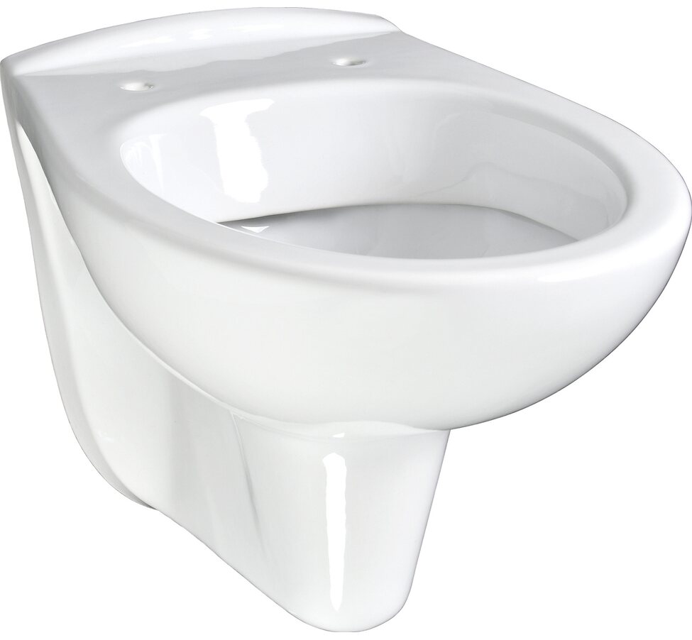 Závěsná keramická WC mísa / bílá