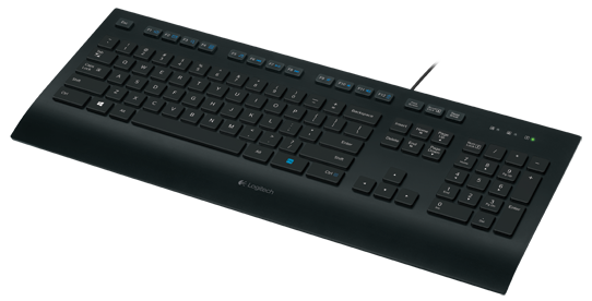 Klávesnice Logitech K280e - černá / POŠKOZENÝ OBAL