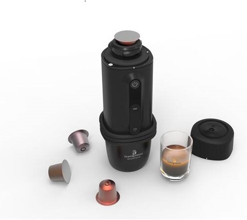 Přenosný kávovar do automobilu espresso Handpresso Auto Capsule / 120 W / 19 bar / černá / ZÁNOVNÍ