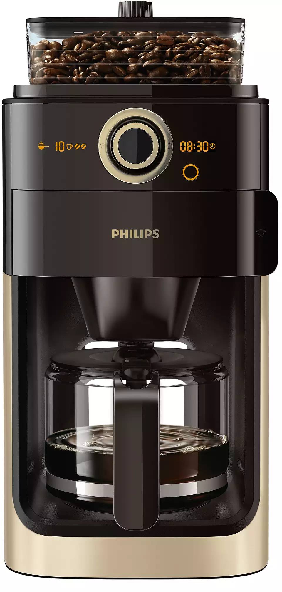 Kávovar na překapávanou kávu Philips Grind & Brew HD7768/90 / ZÁNOVNÍ