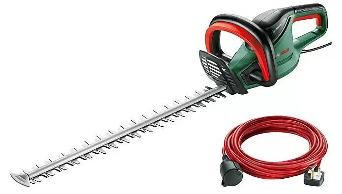 Elektrické nůžky na živý plot Bosch UniversalHedgecut 50 / 480 W / 3400 ot./min. / 91 dB(A) / zelená/černá