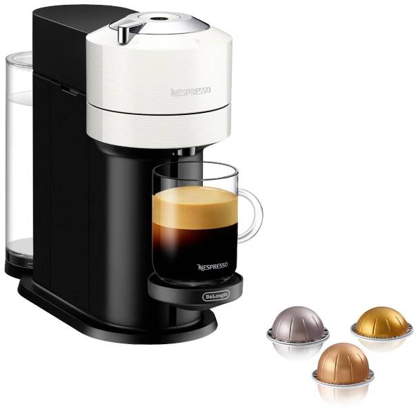 Kapslový kávovar Delonghi Vertuo Nespresso ENV120.W / 1500 W / 1,1 l / černá/bílá / ZÁNOVNÍ