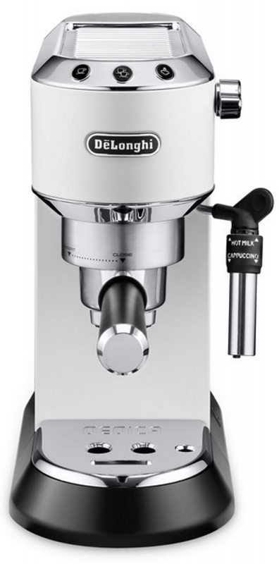 Pákový kávovar Espresso DeLonghi EC 685.W DEDICA / 1450 W / 15 bar / 1,2 l / bílá / ZÁNOVNÍ