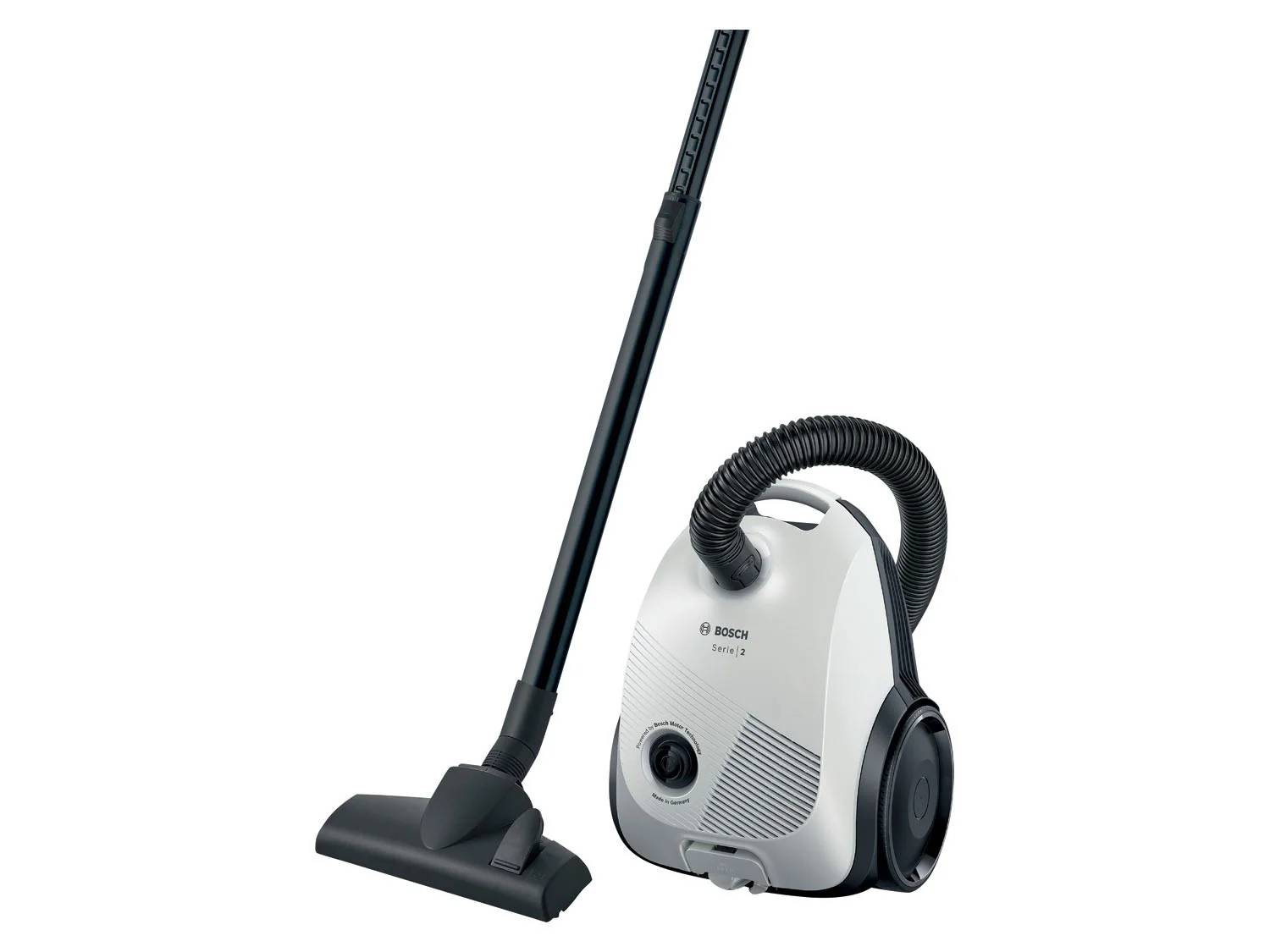 Sáčkový vysavač BOSCH BGLS2FRESH s hygienickým filtrem HEPA / 80 dB / 600 W / bílá / ROZBALENO