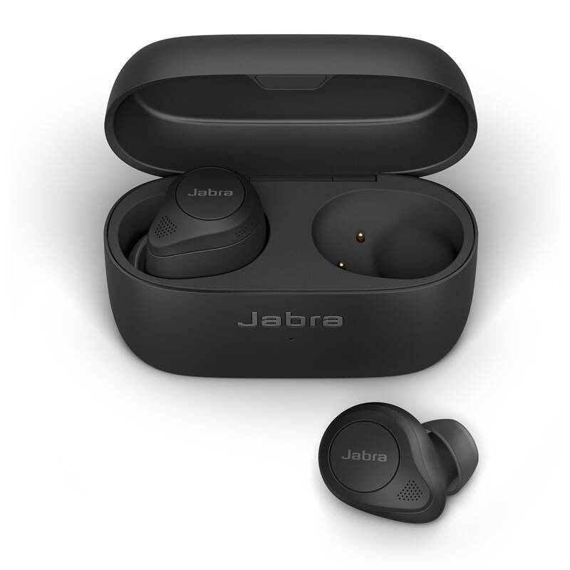 Bezdrátová sluchátka Jabra Elite 85t (100-99190001-60) / IPX4 / 20 Hz - 20 kHz / titanium / černá