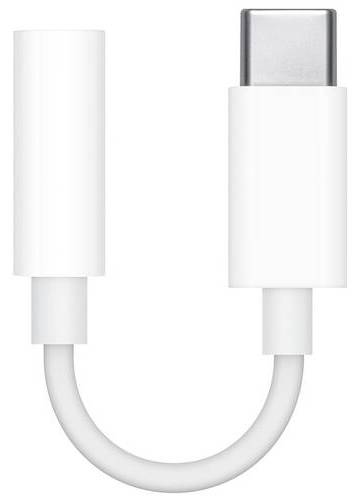 ORIGINÁL redukce Apple USB-C/3,5mm jack / MU7E2ZM/A / bílá