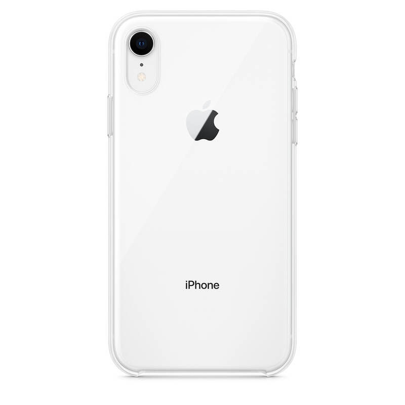 Kryt na mobil Apple Clear Case pro iPhone XR (MRW62ZM/A) / průhledná / POŠKOZENÝ OBAL