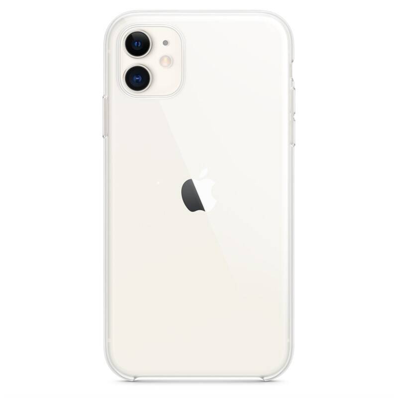 Kryt na mobil Apple pro iPhone 11 MWVG2ZM/A / silikonový / průhledný / POŠKOZENÝ OBAL