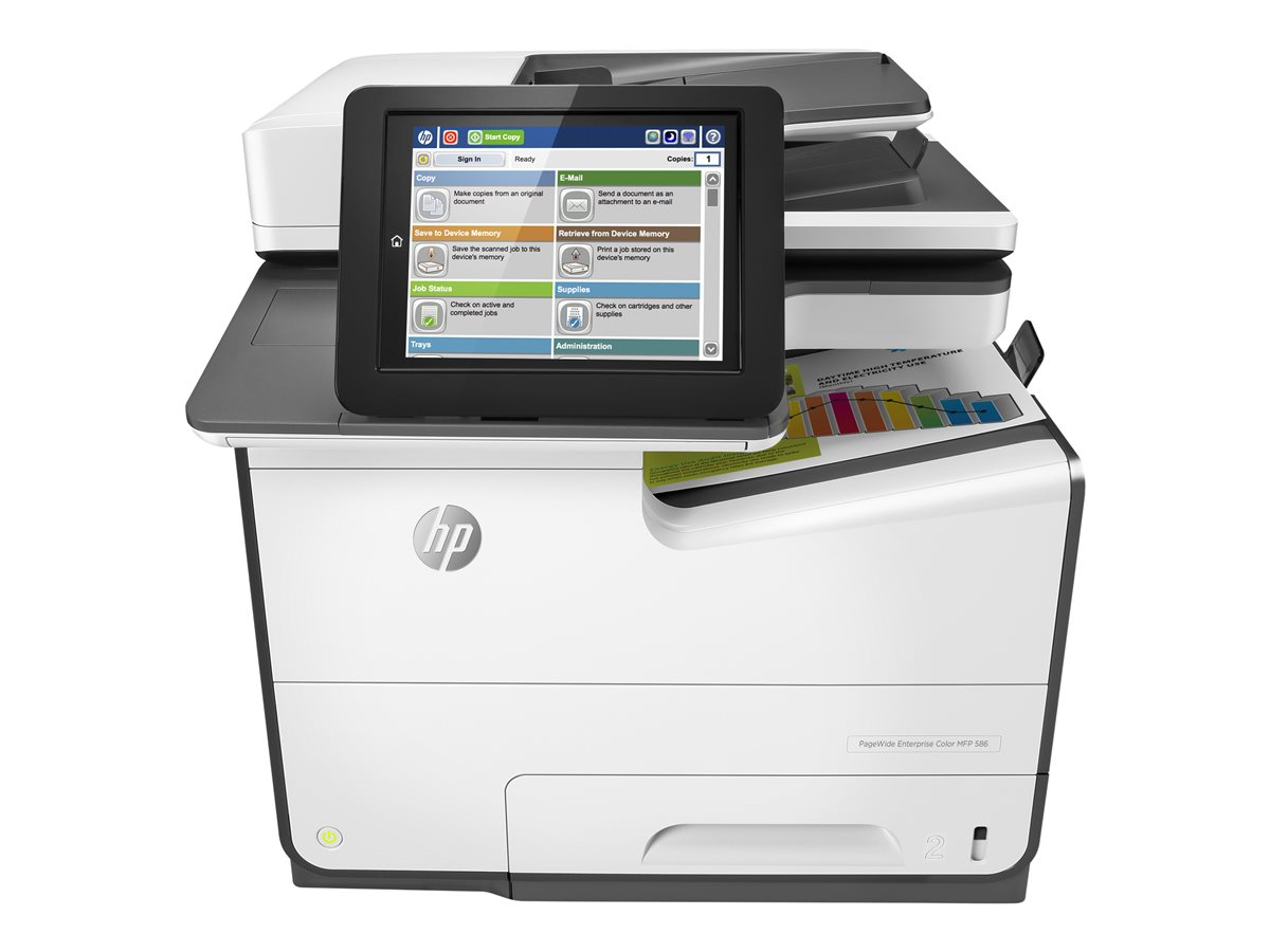 Multifunkční inkoustová tiskárna HP PageWide Managed Color MFP E58650dn