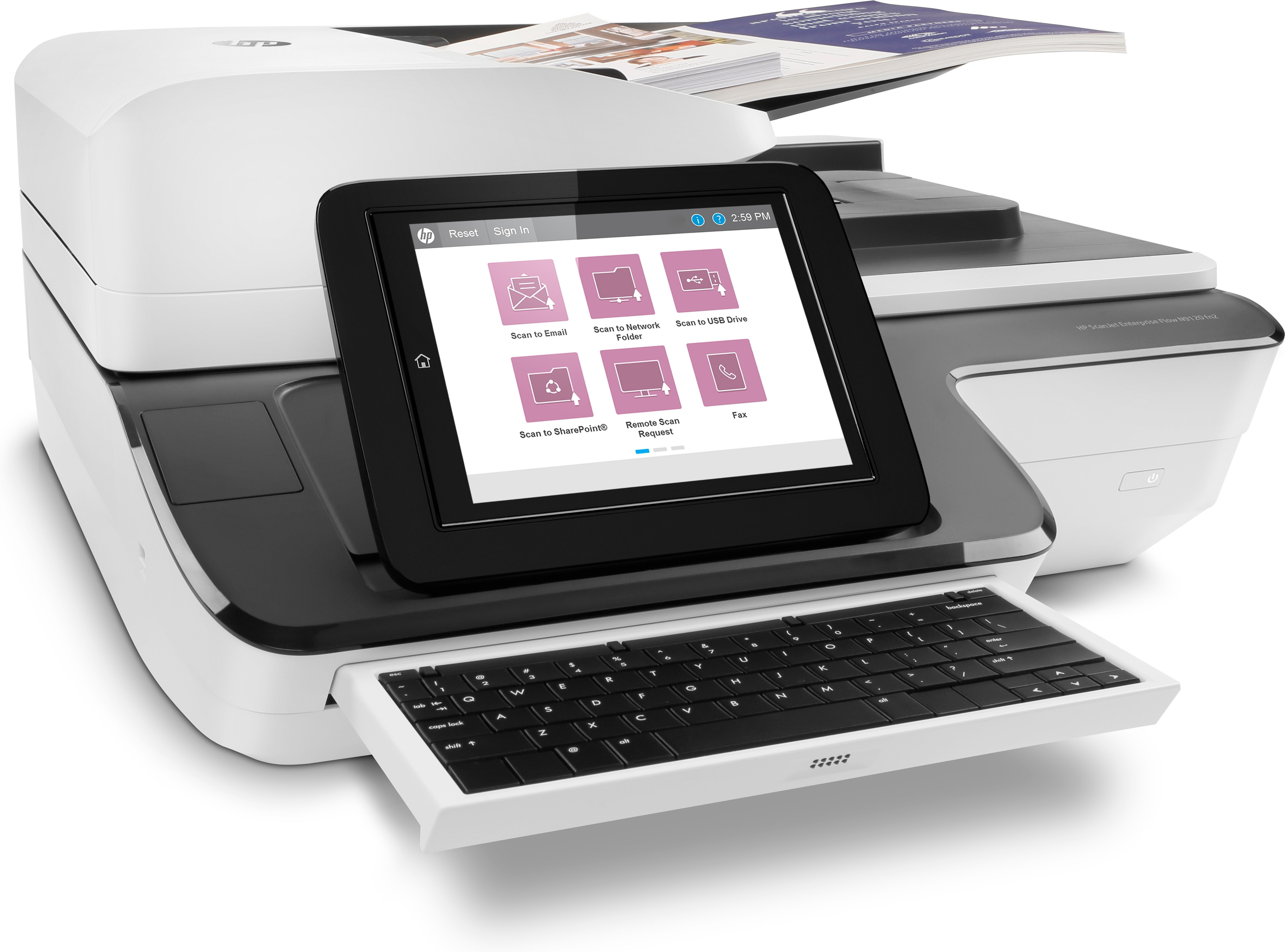 Skener HP ScanJet Enterprise Flow N9120 fn2 / A3 / 600 x 600 / USB 2.0 / podavač dokumentů / POŠKOZENÝ OBAL