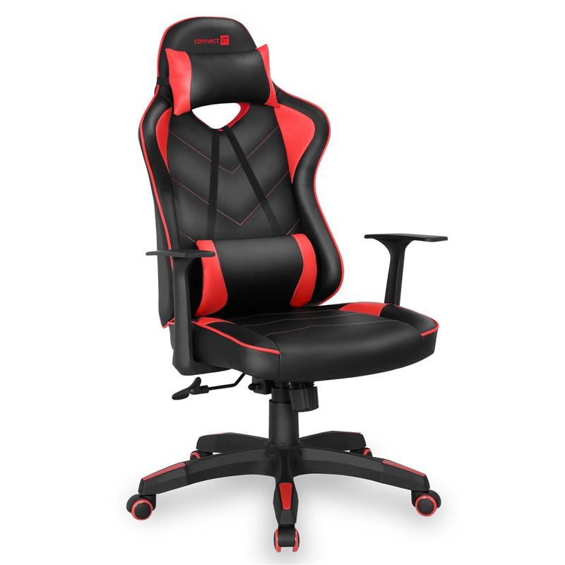 Herní židle Connect IT LeMans Pro (CGC-0700-RD) / černá / červená / ZÁNOVNÍ (CGC-0700-RD) imagine noua 2022