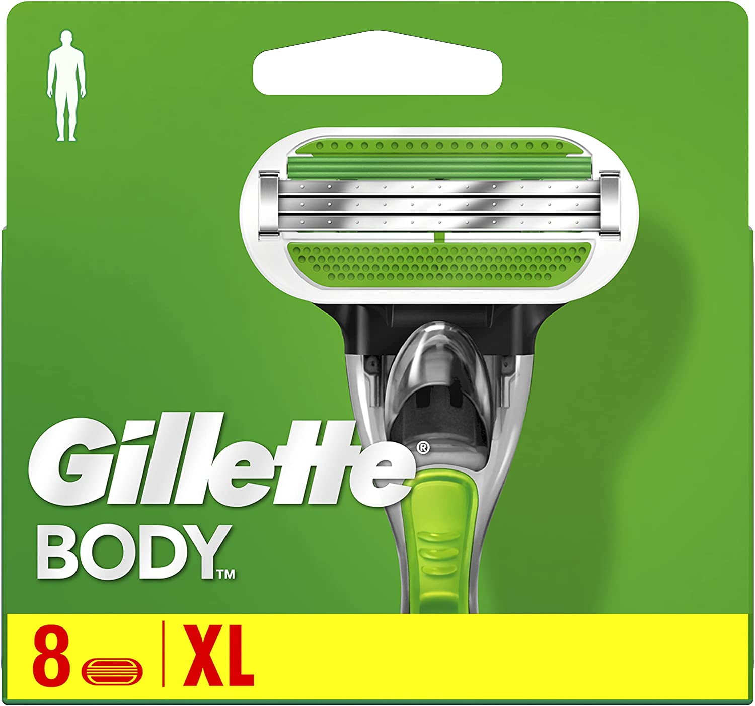 Náhradní břity pro pánský holící strojek Gillette Body / 8 ks / ROZBALENO Body imagine noua 2022