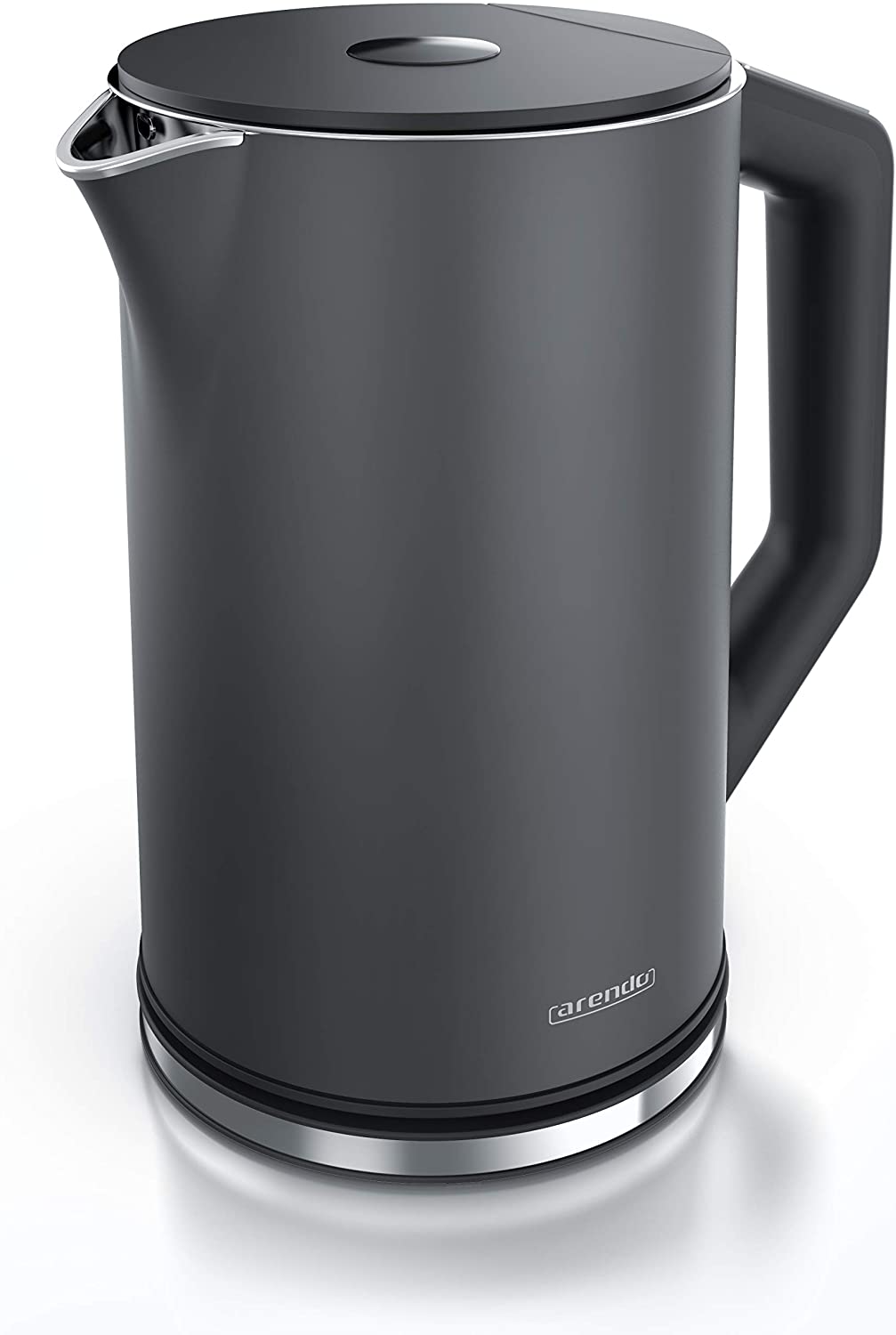 Rychlovarná konvice s nastavitelnou teplotou Arendo ELEGANT / 1.5 l / 2200 W / černá / ROZBALENO