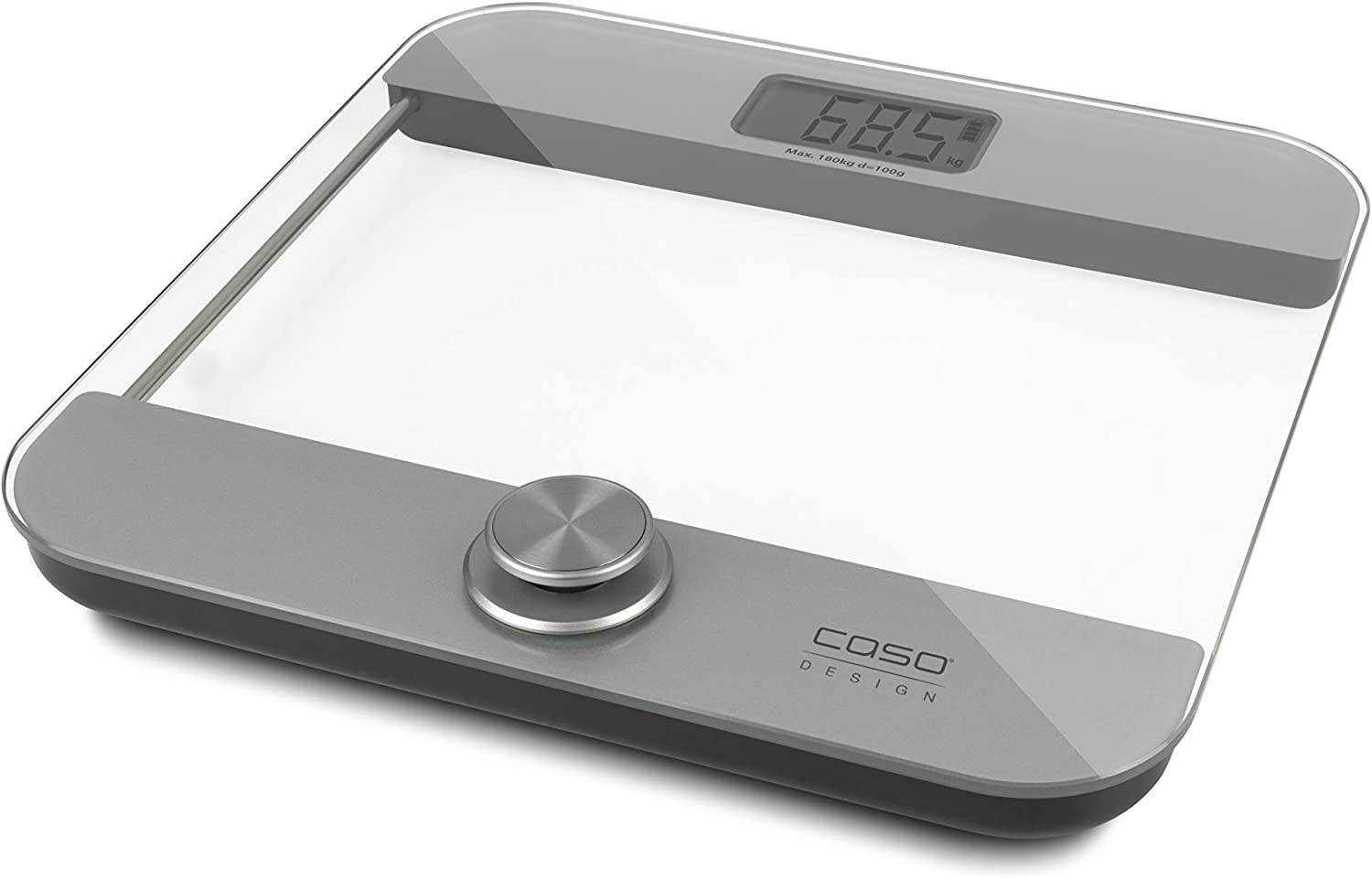 Bezbateriová digitální osobní váha CASO Body Energy Ecostyle / 180 kg / bílá / ROZBALENO
