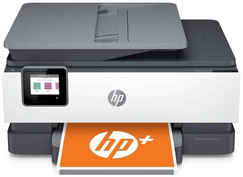 Barevná inkoustová multifunkční tiskárna HP Officejet 8012e (228F8B#686), služba HP+ a Instant Ink / černá/bílá / POŠKOZENÝ OBAL