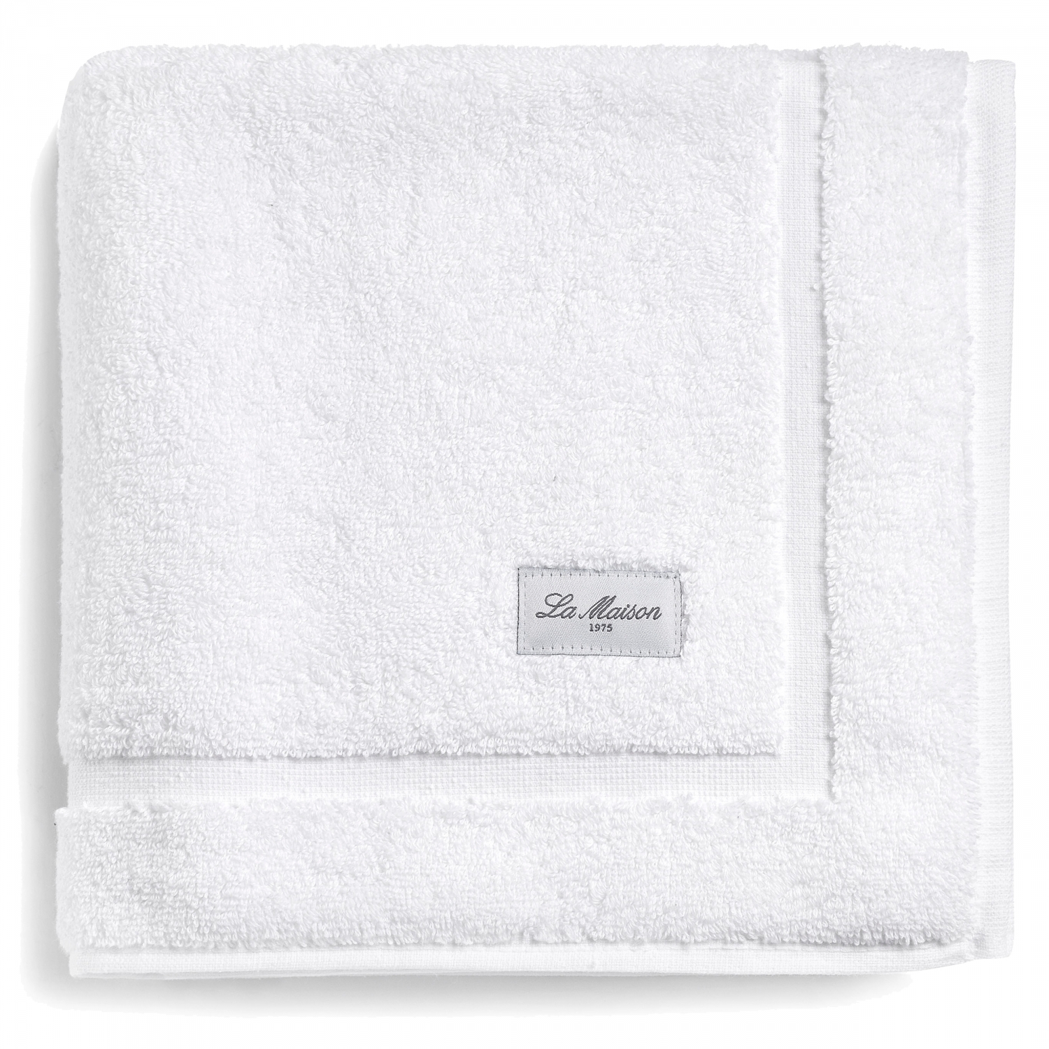 Koupelnová předložka La Maison / 50x70 cm / 100% bavlna / bílá