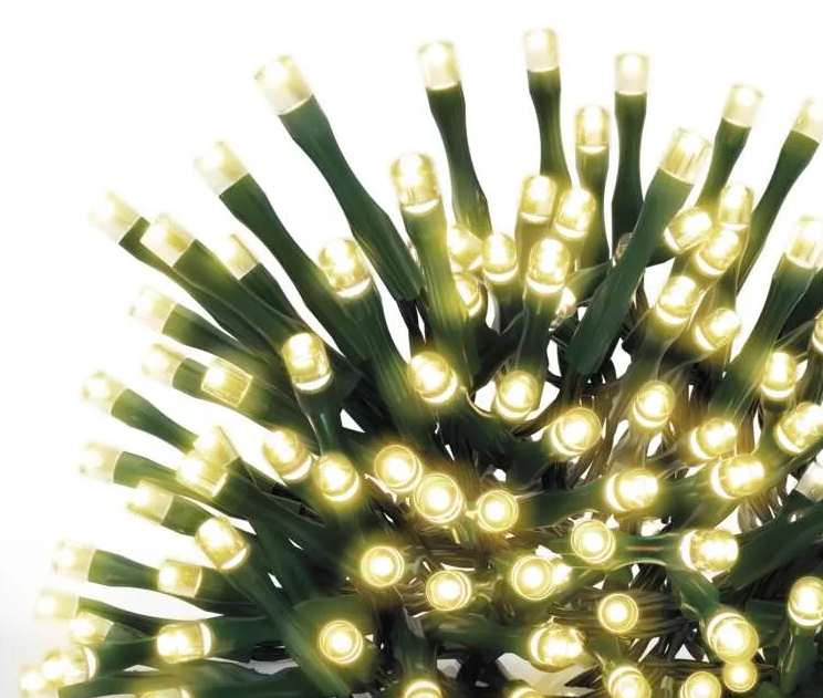 Vánoční LED řetěz EMOS 8 m / časovač / venkovní i vnitřní / teplá bílá |Vánoční imagine noua 2022