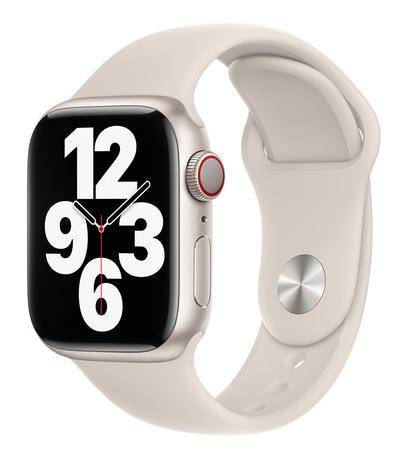 Sportovní řemínek pro Apple Watch 41 mm / bílá / POŠKOZENÝ OBAL