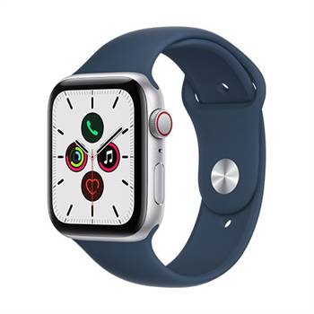 Chytré hodinky Apple Watch SE GPS, 44 mm Silver Aluminium Case with Abyss Blue Sport Band – Regular Abyss imagine noua 2022 3