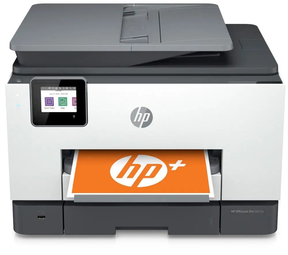 Tiskárna HP OfficeJet Pro 9022e / služba HP+ a Instant Ink / šedá/bílá / POŠKOZENÝ OBAL