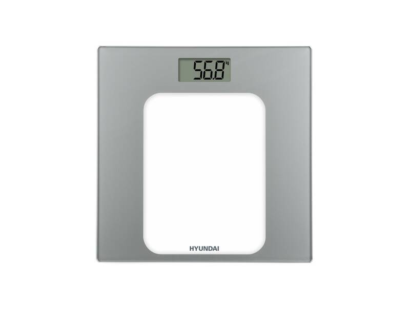 Digitální osobní váha Hyundai OVE 950 / LCD displej / nosnost 150 kg / odchylka 100 g / šedá / ROZBALENO