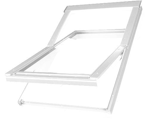 Jednokřídlé plastové okno 50 x 100 cm / bílá