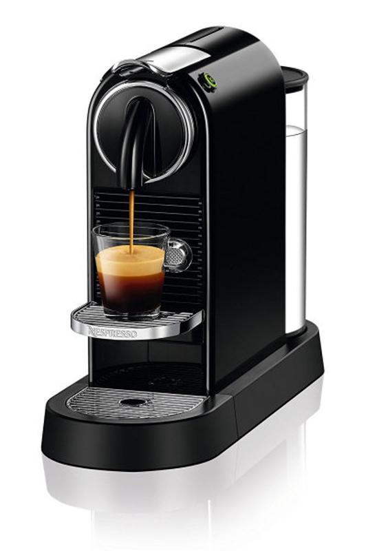 Kapslový kávovar DeLonghi EN 167.B / 1 l / 1260 W / 19 bar / černá / ZÁNOVNÍ